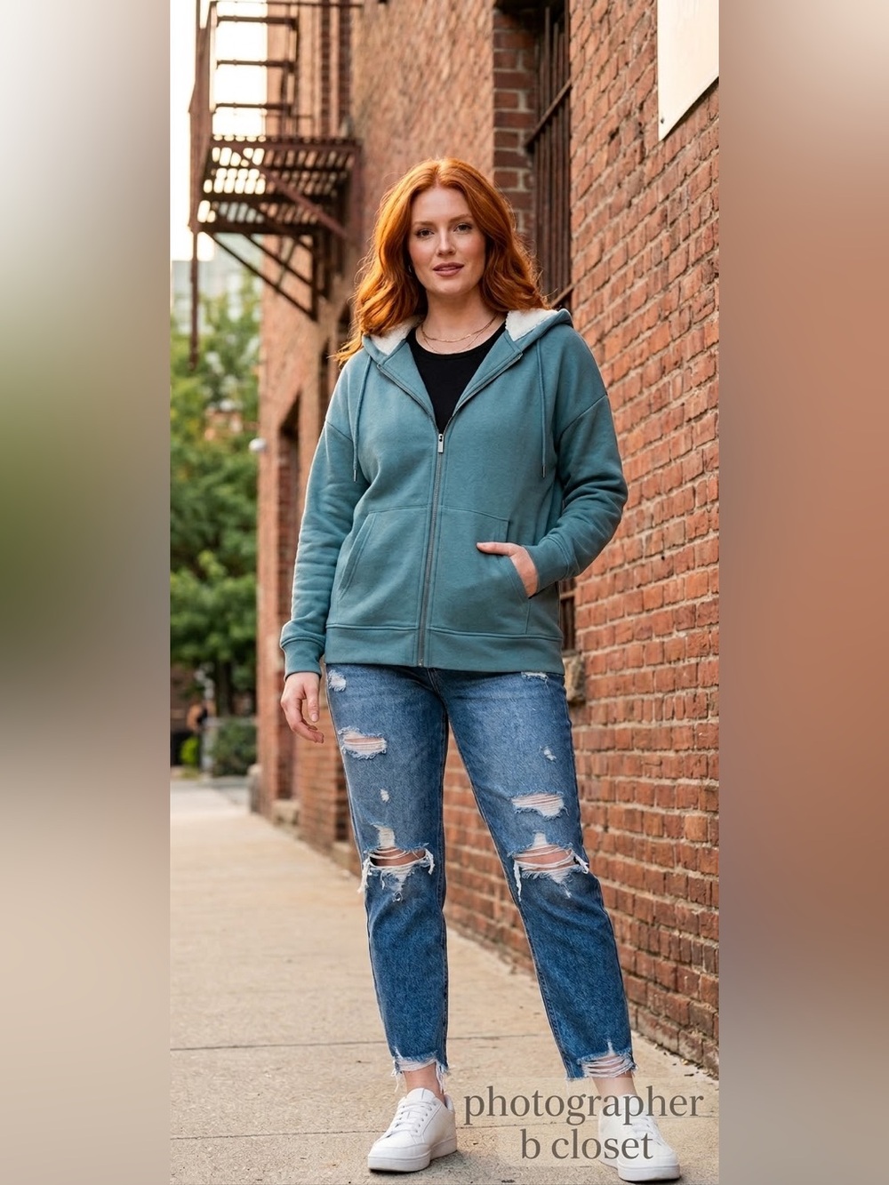 Bass Outdoor Women's Plymoth Fleece-Lined Zip Hoodie Size Small